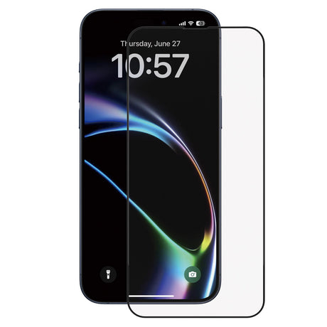 Folie de protectie ANANK 2.5D 1X Reinforced Full Glass (set de 10) compatibil cu iPhone 16 Pro, Negru