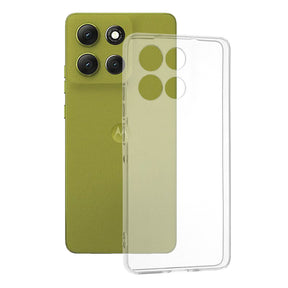 Husa de protectie Techsuit Clear Silicone compatibil cu Motorola Moto G86, Transparent