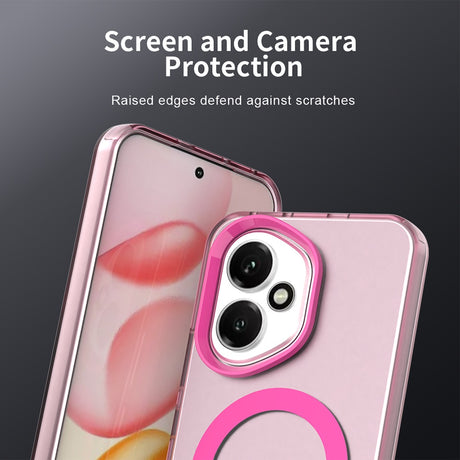 Husa de protectie Techsuit CandyCase MagSafe compatibil cu Honor 400, Roz