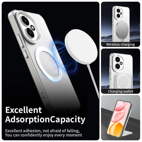Husa de protectie Techsuit CandyCase MagSafe compatibil cu Honor 400, Alb