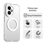 Husa de protectie Techsuit CandyCase MagSafe compatibil cu Honor 400, Alb