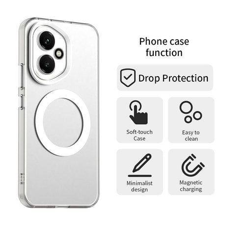 Husa de protectie Techsuit CandyCase MagSafe compatibil cu Honor 400, Alb