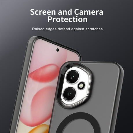 Husa de protectie Techsuit CandyCase MagSafe compatibil cu Honor 400, Negru