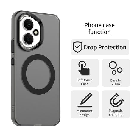 Husa de protectie Techsuit CandyCase MagSafe compatibil cu Honor 400, Negru