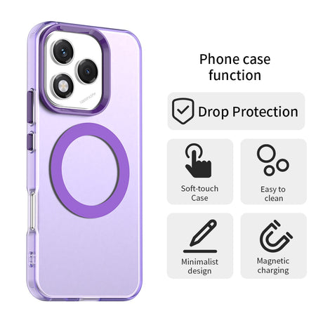 Husa de protectie Techsuit CandyCase MagSafe compatibil cu Honor 400 Lite, Mov