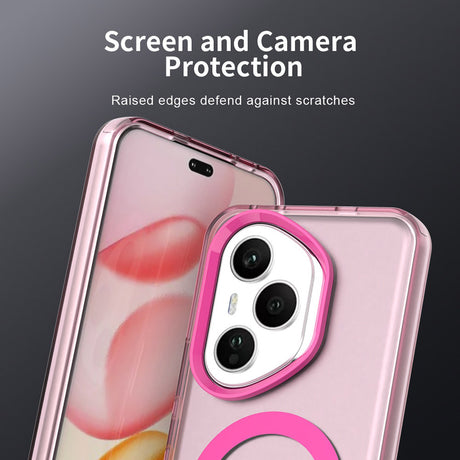 Husa de protectie Techsuit CandyCase MagSafe compatibil cu Honor 400 Pro, Roz