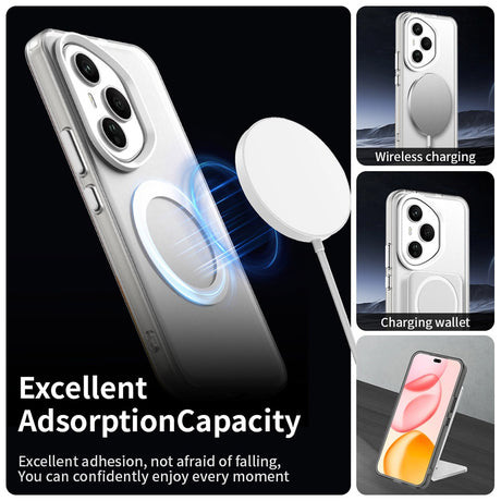Husa de protectie Techsuit CandyCase MagSafe compatibil cu Honor 400 Pro, Alb