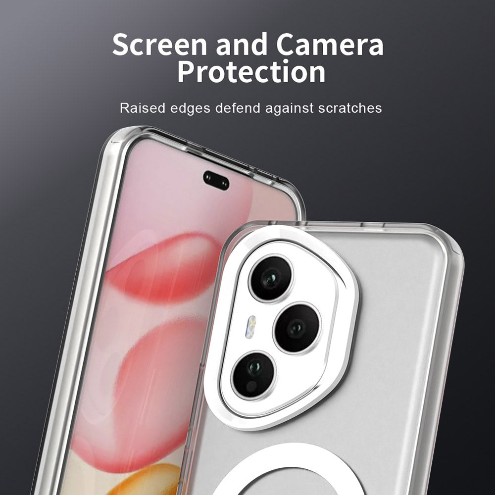 Husa de protectie Techsuit CandyCase MagSafe compatibil cu Honor 400 Pro, Alb