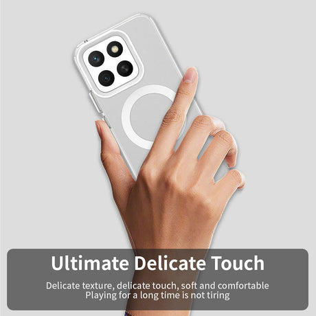 Husa de protectie Techsuit CandyCase MagSafe compatibil cu Honor X8c, Alb