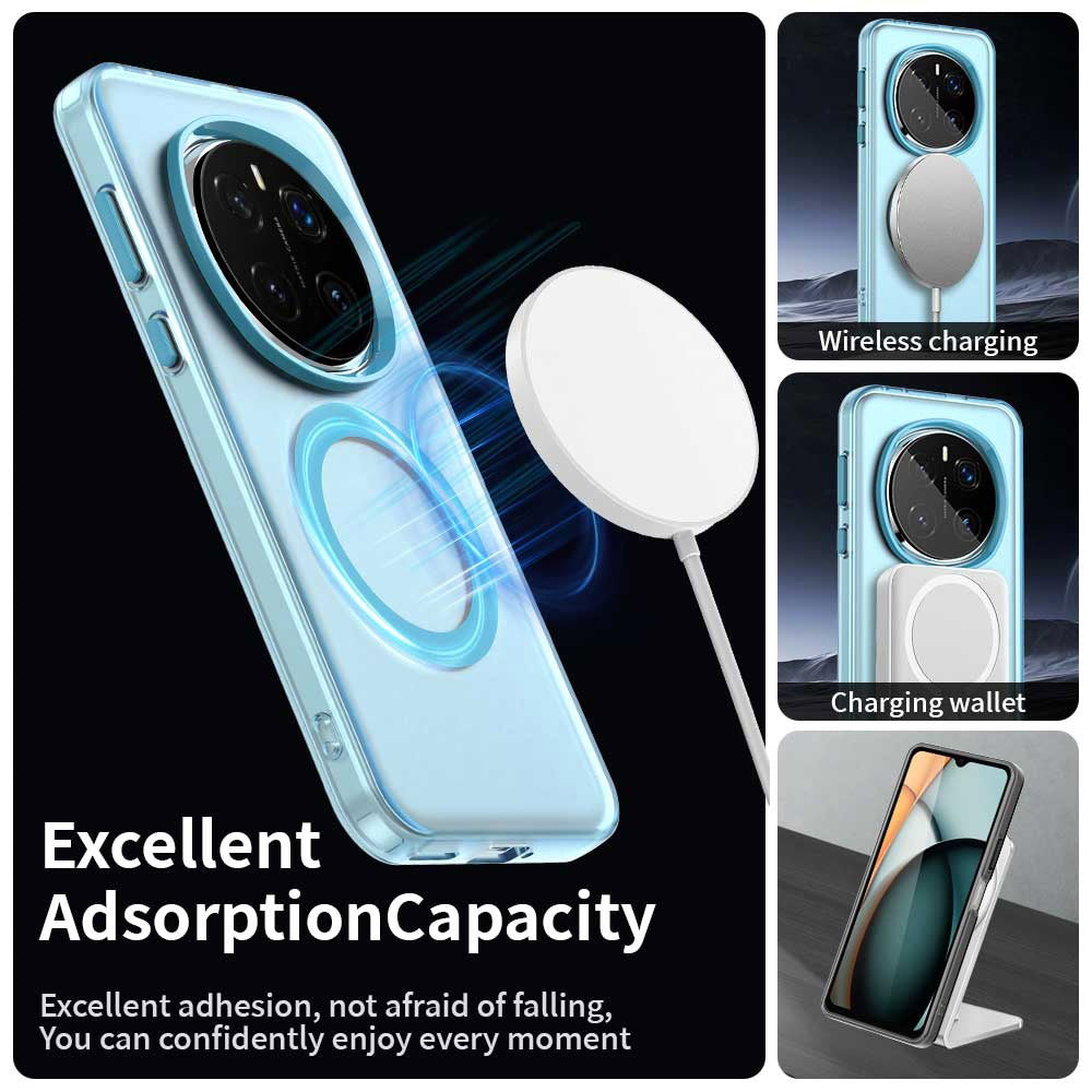 Husa de protectie Techsuit CandyCase MagSafe compatibil cu Honor Magic7 Pro, Albastru