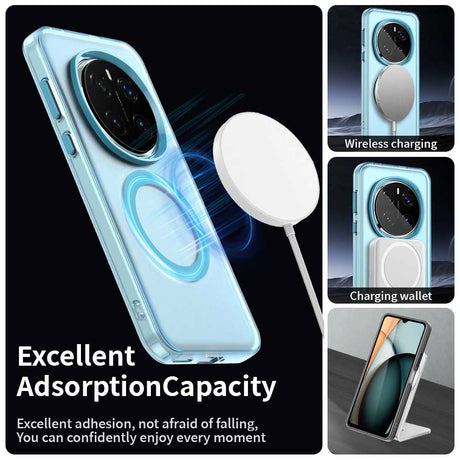 Husa de protectie Techsuit CandyCase MagSafe compatibil cu Honor Magic7 Pro, Albastru
