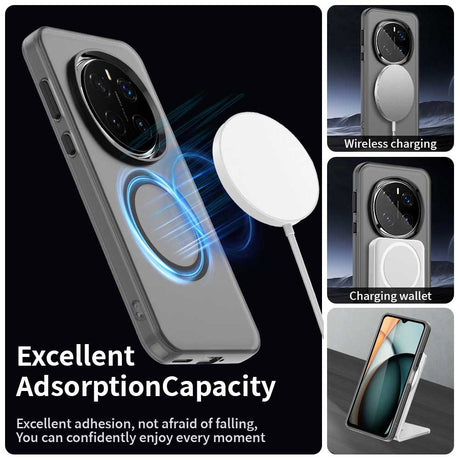 Husa de protectie Techsuit CandyCase MagSafe compatibil cu Honor Magic7 Pro, Negru