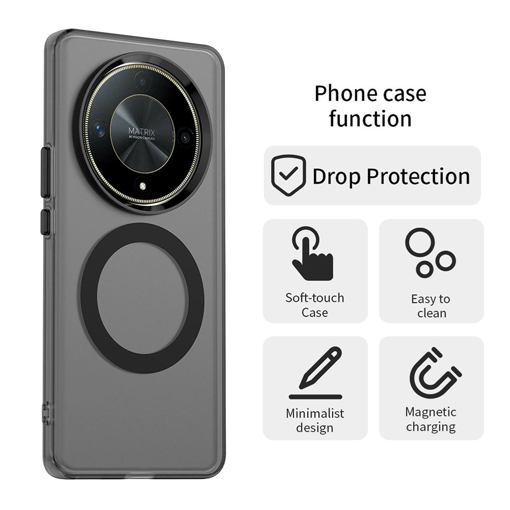 Husa de protectie Techsuit CandyCase MagSafe compatibil cu Honor Magic6 Lite, Negru