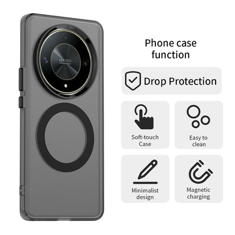 Husa de protectie Techsuit CandyCase MagSafe compatibil cu Honor Magic6 Lite, Negru