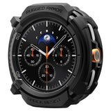 Accesoriu smartwatch Spigen Rugged Armor (ACS10012) compatibil cu Samsung Galaxy Watch8 Classic, Negru Mat