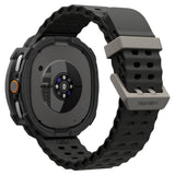 Accesoriu smartwatch Spigen Rugged Armor (ACS10012) compatibil cu Samsung Galaxy Watch8 Classic, Negru Mat