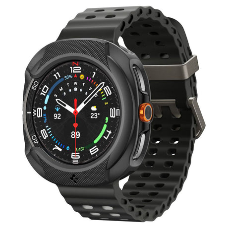 Accesoriu smartwatch Spigen Liquid Air (ACS09841) compatibil cu Samsung Galaxy Watch8 Classic, Negru Mat