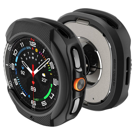 Accesoriu smartwatch Spigen Liquid Air (ACS09841) compatibil cu Samsung Galaxy Watch8 Classic, Negru Mat