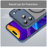 Husa de protectie Techsuit HaloFrost II MagSafe compatibil cu iPhone 17 Pro Max, Bleumarin