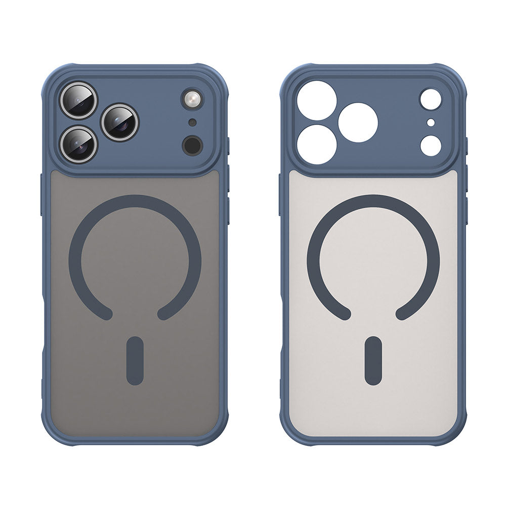 Husa de protectie Techsuit HaloFrost II MagSafe compatibil cu iPhone 17 Pro Max, Bleumarin