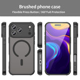 Husa de protectie Techsuit HaloFrost II MagSafe compatibil cu iPhone 17 Pro Max, Negru
