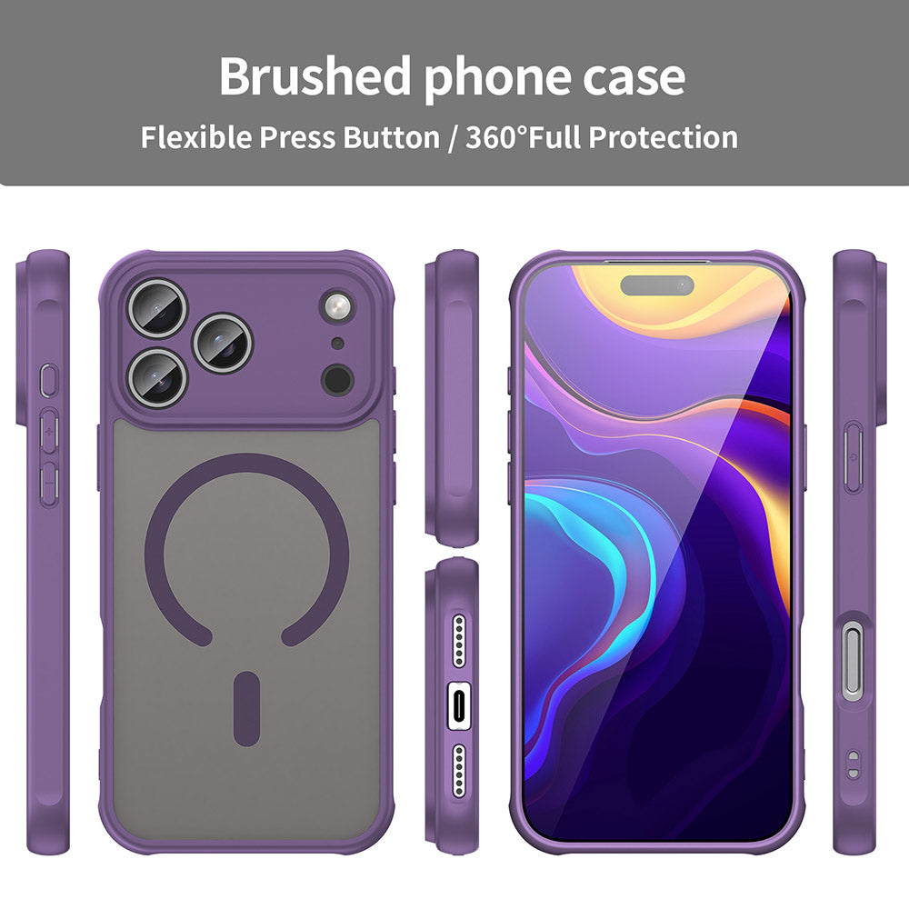 Husa de protectie Techsuit HaloFrost II MagSafe compatibil cu iPhone 17 Pro, Mov