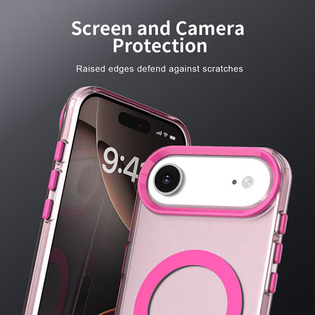 Husa de protectie Techsuit CandyCase MagSafe compatibil cu iPhone 17 Air, Roz