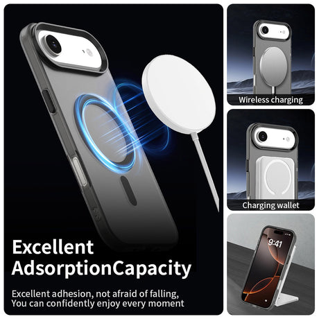 Husa de protectie Techsuit CandyCase MagSafe compatibil cu iPhone 17 Air, Negru