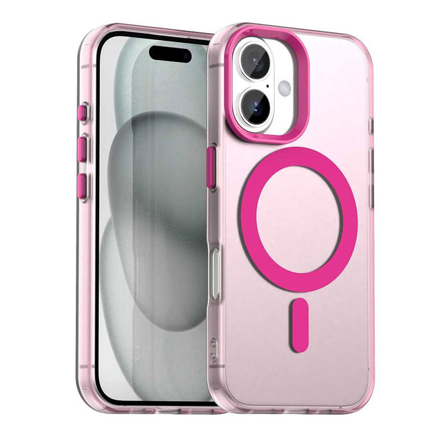Husa de protectie Techsuit CandyCase MagSafe compatibil cu iPhone 17, Roz