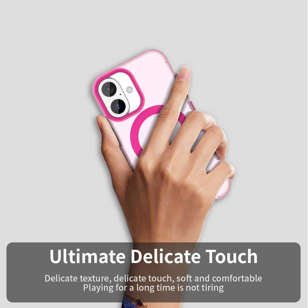 Husa de protectie Techsuit CandyCase MagSafe compatibil cu iPhone 17, Roz