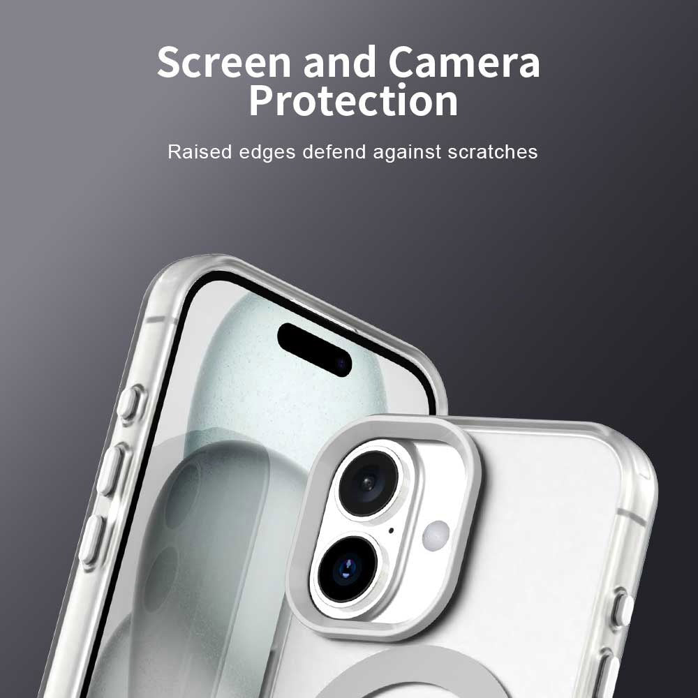 Husa de protectie Techsuit CandyCase MagSafe compatibil cu iPhone 17, Alb