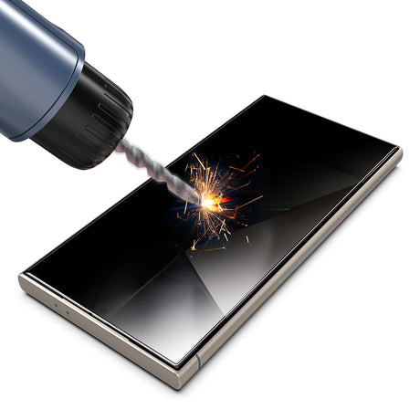 Folie de protecție Techsuit TitanGlass CrystalHD Privacy pentru Samsung Galaxy S24 Ultra