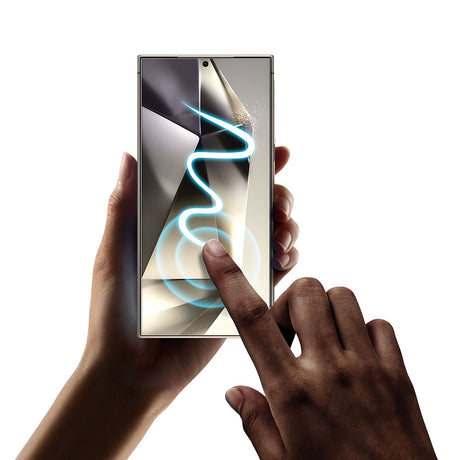 Techsuit TitanGlass CrystalHD Privacy védőfólia Samsung Galaxy S24 Ultra készülékhez
