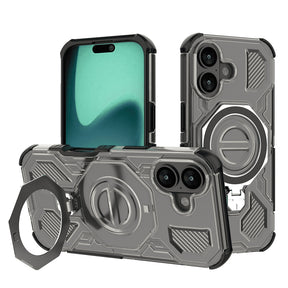 Husa de protectie Techsuit Carbon Shield PRO compatibil cu iPhone 17, Negru Fumuriu