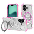 Husa de protectie Techsuit Carbon Shield PRO compatibil cu iPhone 17, Roz Transparent