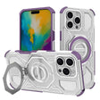 Husa de protectie Techsuit Carbon Shield PRO compatibil cu iPhone 16 Pro Max, Mov Transparent