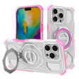 Husa de protectie Techsuit Carbon Shield PRO compatibil cu iPhone 16 Pro, Roz Transparent