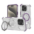 Husa de protectie Techsuit Carbon Shield PRO compatibil cu iPhone 15 Pro, Mov Transparent