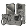 Husa de protectie Techsuit Carbon Shield PRO compatibil cu iPhone 15 Pro Max, Negru Fumuriu