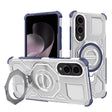Husa de protectie Techsuit Carbon Shield PRO compatibil cu Samsung Galaxy S25 Edge, Albastru Transparent