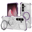 Husa de protectie Techsuit Carbon Shield PRO compatibil cu Samsung Galaxy S25, Mov Transparent