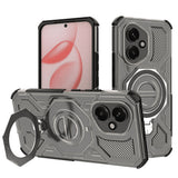 Husa de protectie Techsuit Carbon Shield PRO compatibil cu Honor 400, Negru Fumuriu