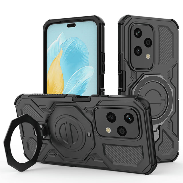 Husa de protectie Techsuit Carbon Shield PRO compatibil cu Honor 200 Lite, Negru