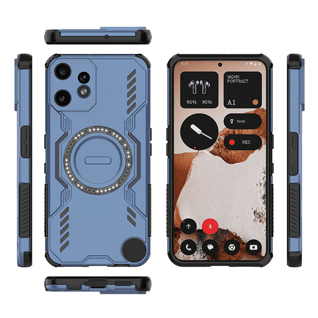 Husa de protectie Techsuit ArmorMag compatibil cu Nothing CMF Phone 2 Pro, Albastru