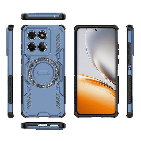 Husă Techsuit pentru Motorola Edge 60 / Motorola Edge 60 Fusion, albastră