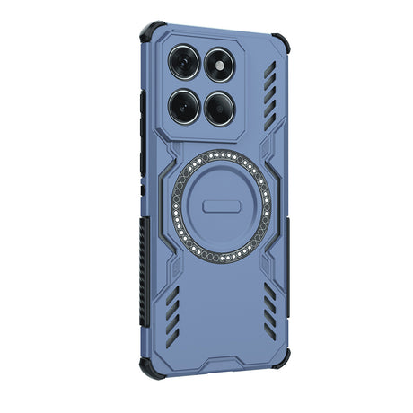 Husă Techsuit pentru Motorola Edge 60 / Motorola Edge 60 Fusion, albastră