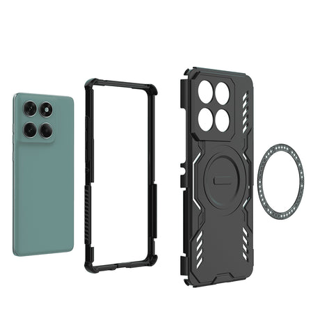 Husă Techsuit pentru Motorola Edge 60 / Motorola Edge 60 Fusion, neagră