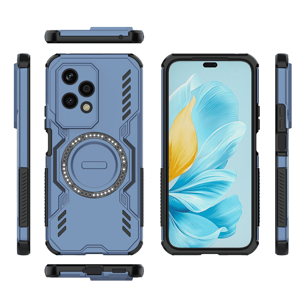 TechSuit Husa de protectie Techsuit ArmorMag compatibil cu Honor 200 Lite, Albastru – imagine 3