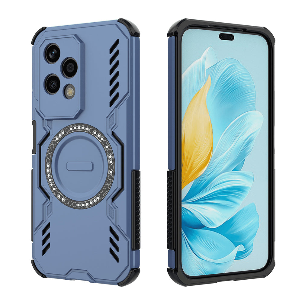 TechSuit Husa de protectie Techsuit ArmorMag compatibil cu Honor 200 Lite, Albastru – imagine 2