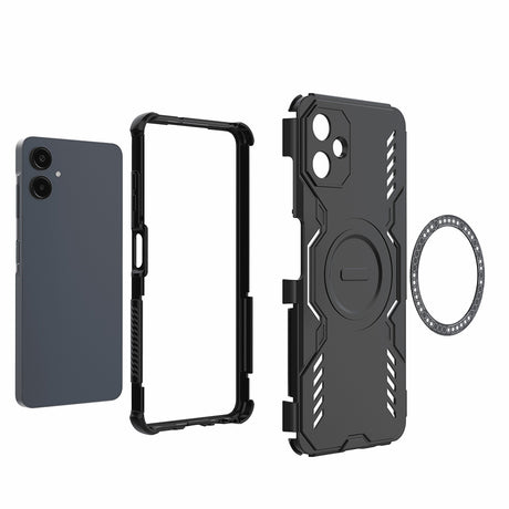 Husa de protectie Techsuit ArmorMag compatibil cu Samsung Galaxy A06, Albastru